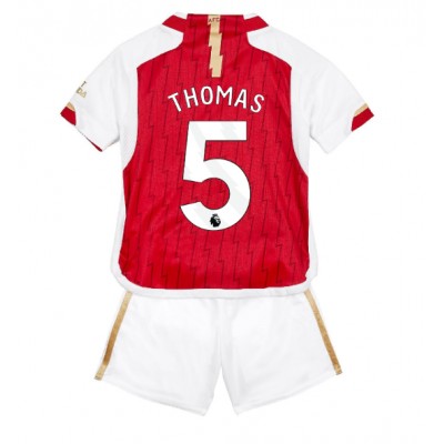 Fotbollsset Barn Arsenal Hemma Tröjor 2023-24 Thomas Partey 5