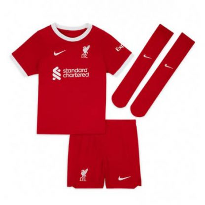 Fotbollströja Liverpool Hemma tröjor Barn 2023-24