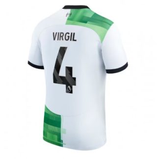 Fotbollströjor för män Liverpool Bortatröja 2023-24 Kortärmad Virgil van Dijk 4