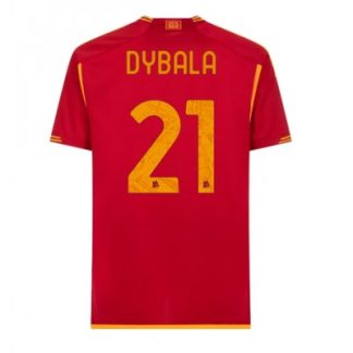 Köpa Herr AS Roma Hemmatröja 2023-24 Kortärmad Paulo Dybala 21