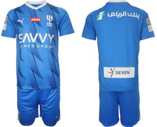 Beställa Matchtröjor Fotboll Al-Hilal Hemmatröja 2023-24 Fotbollsställ för män